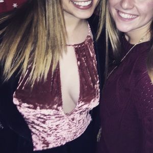 Out from Under velvet bodysuit